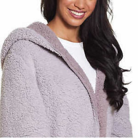 Weatherproof Ladies' Reversible Cozy Sherpa Hooded - Picture 5 of 11